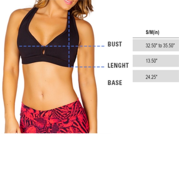 NEW Colorful Tropical Racerback Sports Bra - Picture 4 of 4